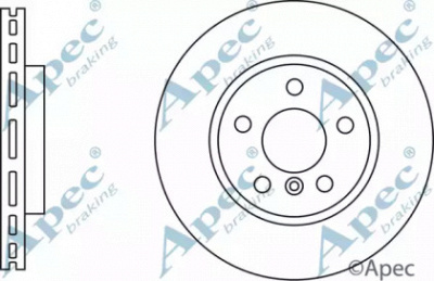 APEC BRAKING dsk3170 -  Тормозной диск